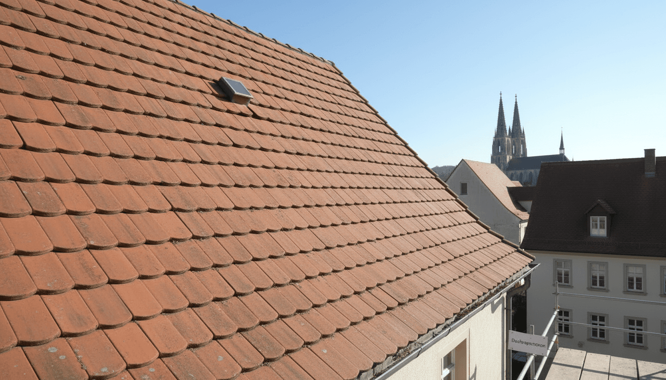 Reparatur eines Ziegeldachs in Ulm nachher