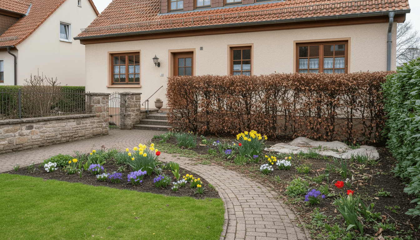 Frühlingsfrische in Ansbach vorher